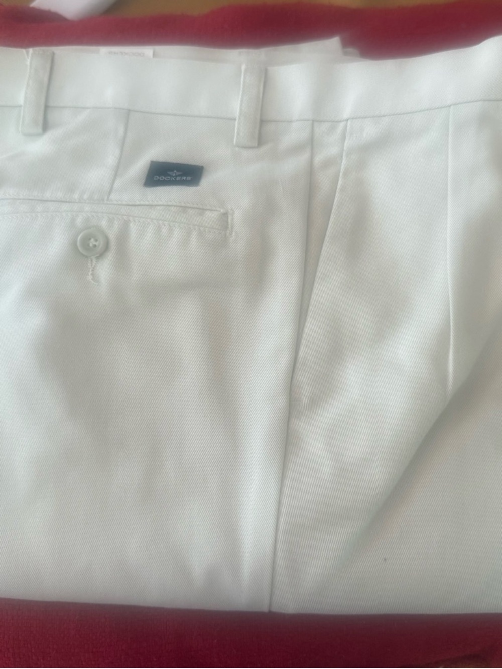 Dockers Men’s White Chinos